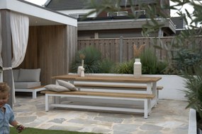 Picknick Set 8 personen  Aluminium/teak Wit Lifestyle Garden Furniture Los