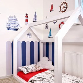 INSPIO Muurstickers - Marineblauwe set