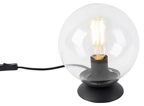 Art Deco tafellamp zwart - Pallon Art Deco E27 bol / globe / rond Binnenverlichting Lamp