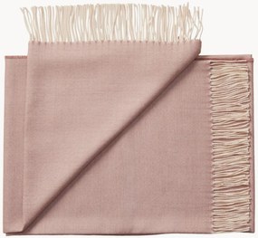 Baby-alpaca plaid Panama met franjes