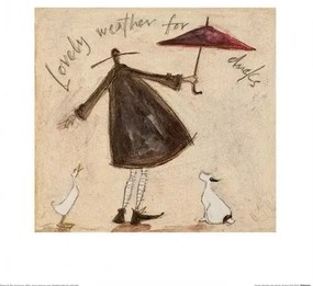 Kunstdruk Sam Toft - Lovely Weather For Ducks