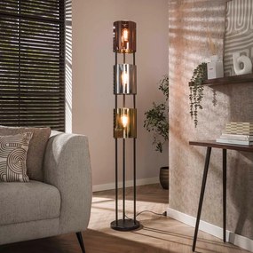 Vloerlamp Tricolore Zwart