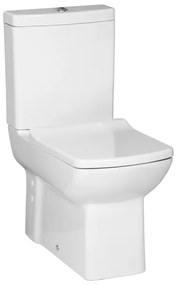 Creavit Lara Staande Toilet - onderpot - zonder bidet sproeier - muur/onderuitgang - wit LR360-11CB00E-0000