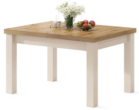 ROYAL GOUDEN eiken artisan / beige, EETTAFEL, UITSCHUIFBAAR