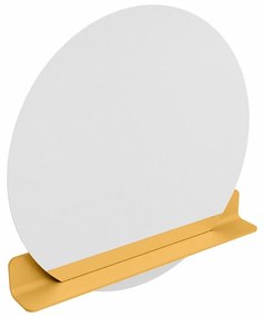 Mondiaz Spot spiegel rond Ø90cm met planchet ocher