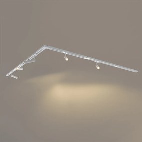 Modern railsysteem met 5 spots wit 1-fase - Iconic Ivy