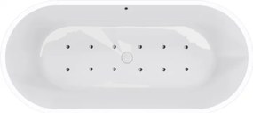 Mueller Monica bubbelbad 178x80cm 12 aerojets elektrisch wit