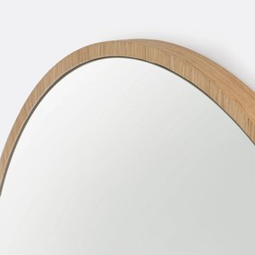 Boogspiegel in eikenfineer 60x90 cm, Iodus