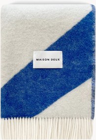 Wollen plaid Swirl met zigzagpatroon