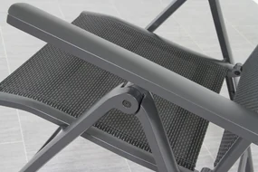 Hartman verstelbare tuinstoel Roma - Aluminium armleuning -
