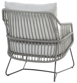 4 Seasons Outdoor Ancora loungestoel antraciet Silver Grey  Loungestoel    antraciet weerbestendig