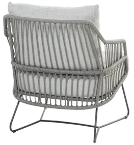 4 Seasons Outdoor Ancora loungestoel antraciet Silver Grey SALE  Loungestoel    antraciet weerbestendig
