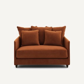 2-zits omvormbare bank van fluweel, Lazare