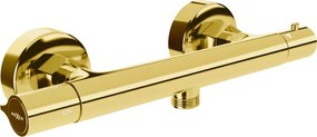 Mexen Slim thermostatische douchekraan, goud - 77105-50