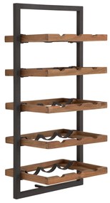 DTP Home Winemate Natural Type E Houten Wijnrek - 35x25x75cm.