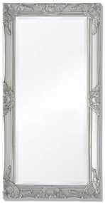 vidaXL Wandspiegel Barok 100 x 50 cm zilver
