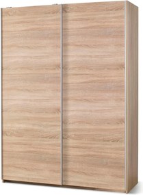 Kledingkast Cirveso 110, Sonoma eik, 210x153x58cm, 126.7 kg, Kledingkast deuren: Schuivend, Aantal planken: 5, Aantal planken: 5