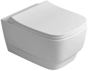 Sapho Bello randloos toilet wit 35x53cm