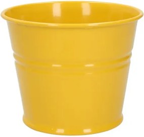 Bloempot, zink, bremgeel,Ø14,5 cm