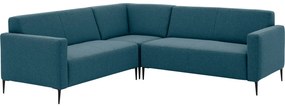Goossens Bank Key West blauw, stof, 2-zits, modern design