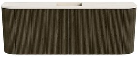 Mondiaz Joya DLux 115cm toiletmeubel ronding links/rechts shadow met wastafel faye midden 1 kraangat meli