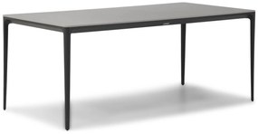 Dining Tuintafel rechthoekig 180 x 90 cm Aluminium Grijs Gianna