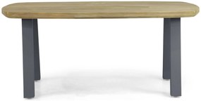 Lifestyle Garden Furniture Falcon/Glasgow Dining Tuinset X Aluminium/Teak Grijs