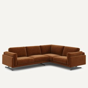 Chenille fluwelen hoekbank, César