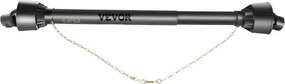 VEVOR PTO T4 aandrijfas, 34,9 mm 6-spline uiteinde voor tractoren, uitschuifbaar van 1100 tot 1550 mm, ideaal voor grasmaaiers, bosmaaiers, frezen, kunstmeststrooiers