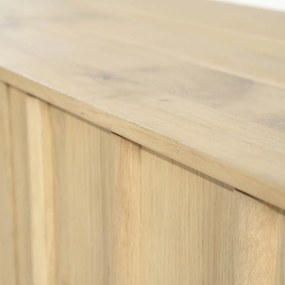 Modern Dressoir Eikenhout Naturel - 183x47x80cm.