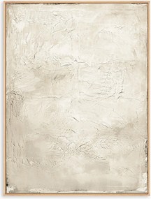 Handbeschilderde ingelijste canvasdoek Simple Living 3