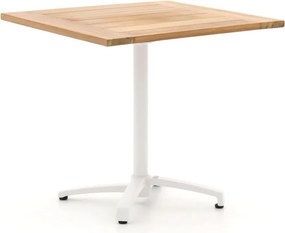 Inklapbare tafel Bellagio | Vierkant | Tuintafel Teakhout | 80x80cm | 2 personen | Kees Smit Tuinmeubelen