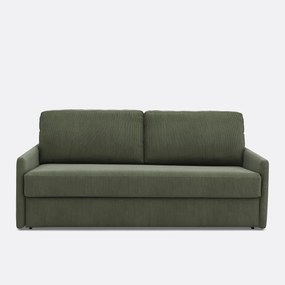 Slaapbank in ribfluweel, Comfort Bultex®, Marta