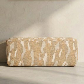 Halbank Grafische Print Taupe