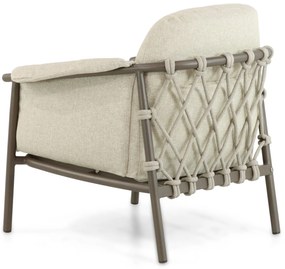 Tuinstoel Aluminium Taupe-naturel-bruin 4 Seasons Outdoor Ezra