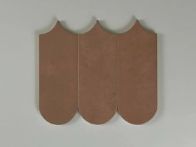 Jabo Alure wandtegel Terracotta visschub 8x21.5cm