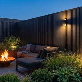 Buitenpanel Zwart 290cm | Gevelbekleding | Tuin | 3D Houtnerf