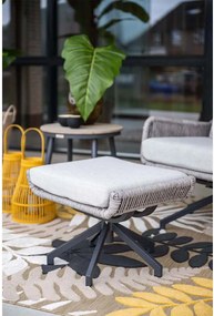 Garden Impressions Bosh draaibare loungestoelen - Lucas bijzettafel Ø50x48 cm