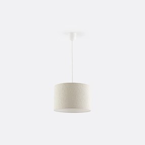 Hanglamp/Lampenkap in boucletteØ30 cm, Lockie