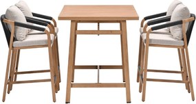 Garden Impressions Tarera bar tuinset 5-delig - light teak look
