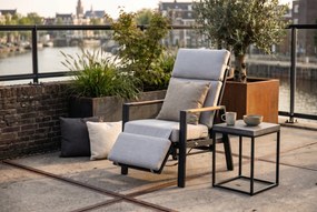 Lifestyle Garden Furniture Camino Relax Stoel Gasveer Verstelbaar Aluminium Grijs