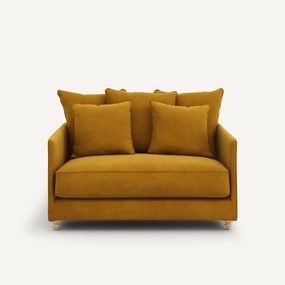 2-zits omvormbare zetel van fluweel, Lazare