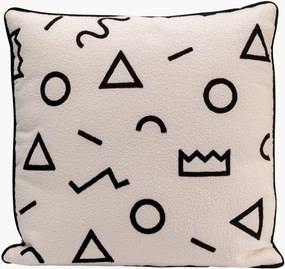 Bouclé kussen Geometric