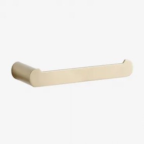 Portarolhouder Voor De Badkamer In Roestvrij Staal Alameda Geborsteld Goud - Sklum