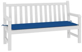vidaXL Tuinbankkussen 150x50x3 cm stof koningsblauw