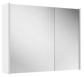 Adema Spiegelkast - 80x63x16cm - inclusief zijpanelen - mat wit SW1212816/SW812070