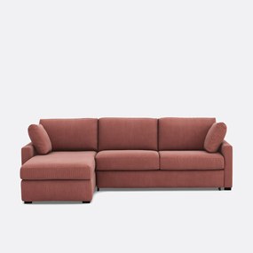 Comfort Bultex® corduroy hoekbank Timor