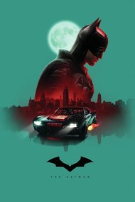 Kunstafdruk The Batman -  Live by night