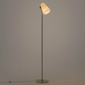 Staande lamp in metaal ijzer en glas, Fosca