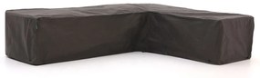 Tuinmeubelhoes geschikt voor Hoek loungeset | Kees Smit  | Kunststof | Grijs - Antraciet | 255x94cm | Kees Smit Tuinmeubelen